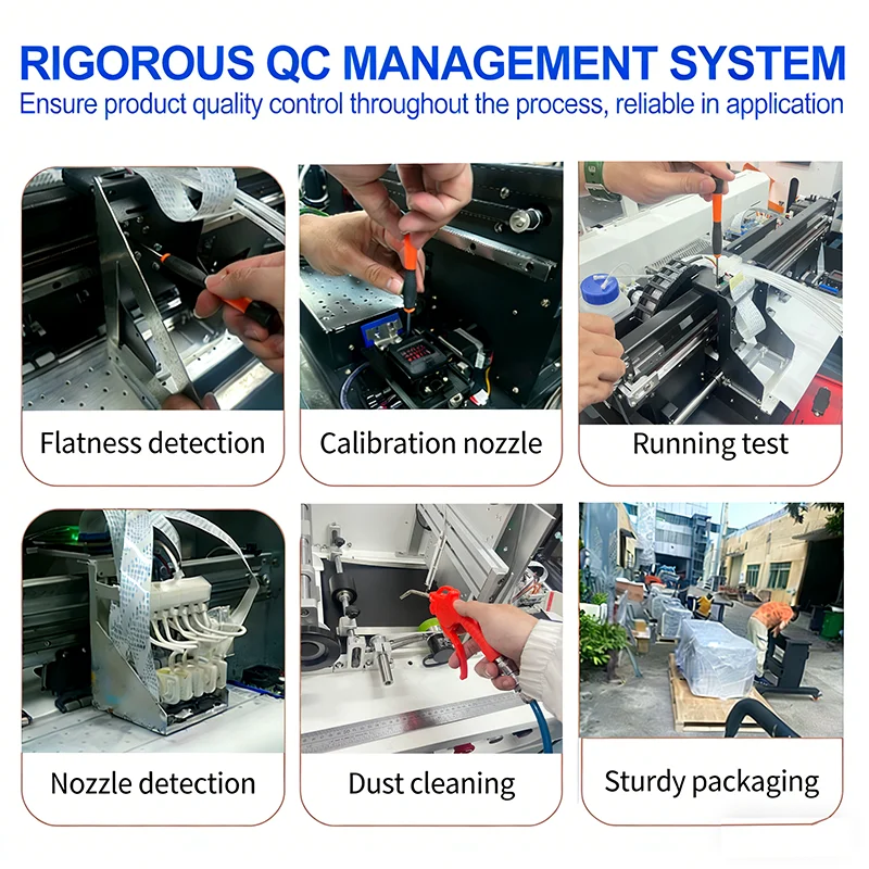 High Quality New UV Inkjet Flatbed Printer Automatic Portable Small Format A3/A4 PVC Plastic Card Phone Case supplier