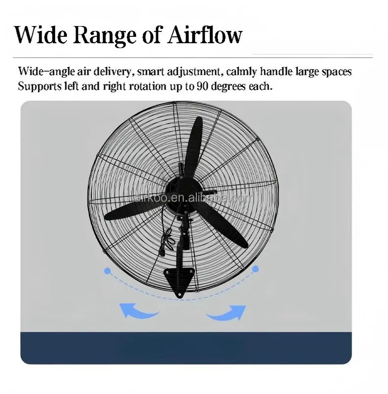 Oscillating Wall Mount Fan, 110 V - detail 4