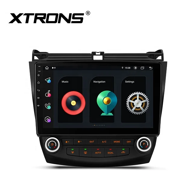 XTRONS 10,1 Android Autoradio mit Touchscreen Android 7.1 Quad Core Autostereo Multimedia Player 3G 4G RCA Output Bluetooth5.0 Auto Musik Streaming 16GB ROM DAB & OBD2 FÜR Honda CRV 