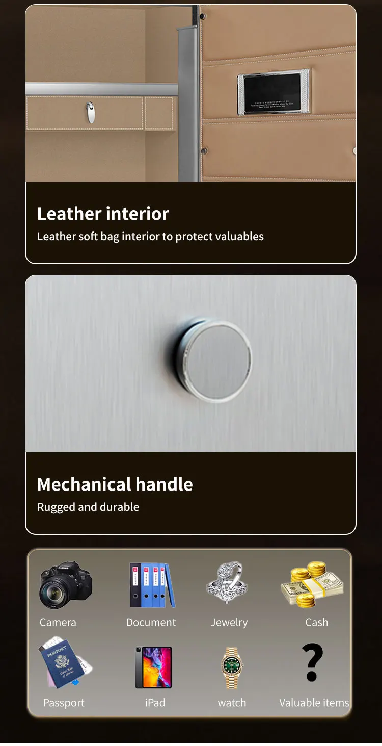 CEQSAFE Best Selling Luxury Steel TUYA APP WIFI Safe Box with Digital Lock Anti-Theft Safety Box supplier