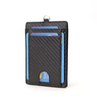 Clip Money Clip Mini RFID Money Clip Wallet Carbon Fiber Credit Card Holder Men Wallet