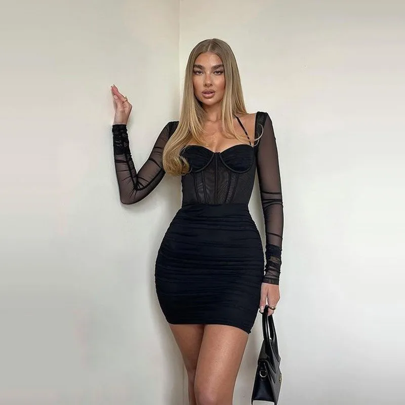 Long Sleeve bodycon club dresses H35eb5f58143f4d67bb4b7f05bc078cd8D