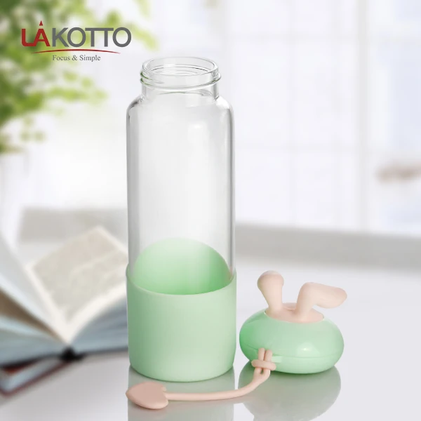 Factory Custom 350ml Cute Glass Bottle Gift Box Promotion 2024 With Oilcrystal Glass Bottle Kitchen