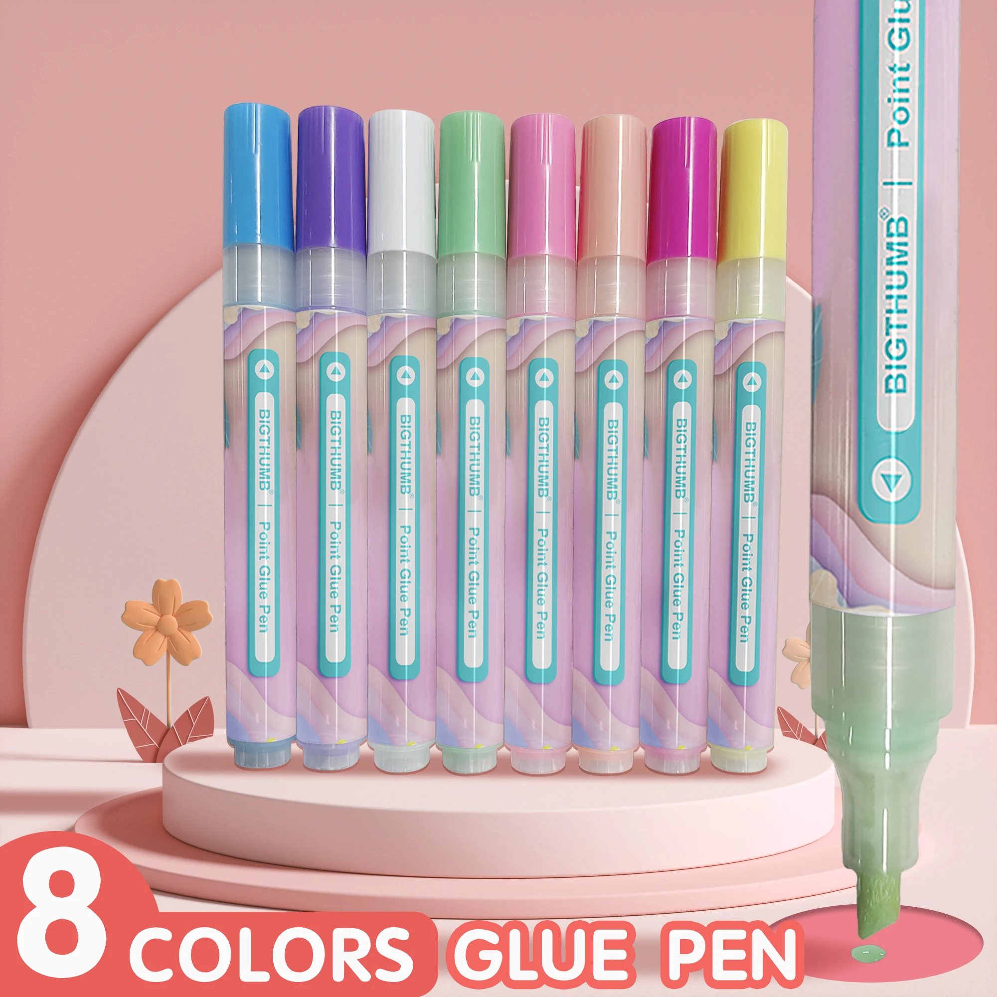Bullet tip liquid glue marker glue pen for Postit Sticky Note and DIY