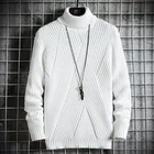 Cashmere Men Good Fabric Knitted Bottoming Winter Warm Turtle Neck Cashmere Men's Sweater