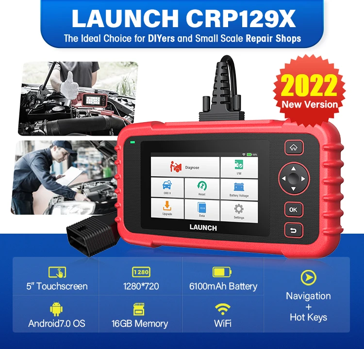 2023 Professional Launch Crp129 Crp129x Crp Evo 129 129x 129e Hd Obd2