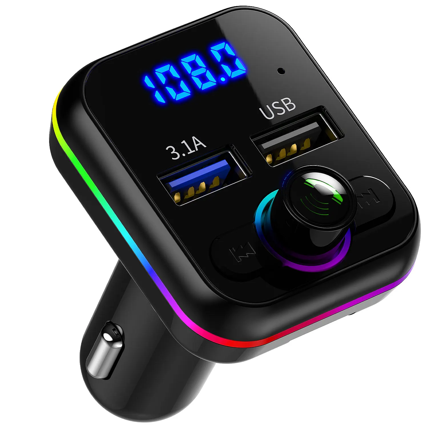 getrouwd Psychiatrie expositie New Arrival Qc3.0 Quick Charge Car Fm Transmitter Rgb Blue Tooth 5.0  Handsfree Car Kit - Buy Auto Radio Dvd Download Wireless Car Mp3 Player  With Usb Fm Transmitter Product on Alibaba.com