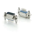 Male Connector Male D-sub 9pin Male Connector Pcb Mounted Straight DB 9p VGA Male Connector With Screw