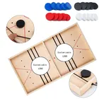 Chess Desktop Ice Hockey Wooden Play Chess Parent-child Interactive Children's Game Toy Wooden Play Chess Fun Family Games