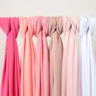 Chiffon Scarf Wholesale Arab Dubai Muslim Chiffon Scarf Hijab Women Malaysia Head Wrap Plain Scarf Hijab