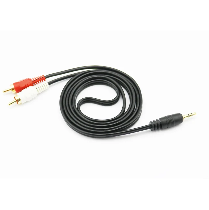 overspringen Taiko buik Lezen 1.5m 2 In 1 Auxiliary Cable 3.5mm Aux To 2 Rca Cable De Audio Rca A Audio  Adapter 3.5mm Type Earphones Wired 3.5mm Cable - Buy Auxiliary Cable 3.5mm  Aux 3.5mm To
