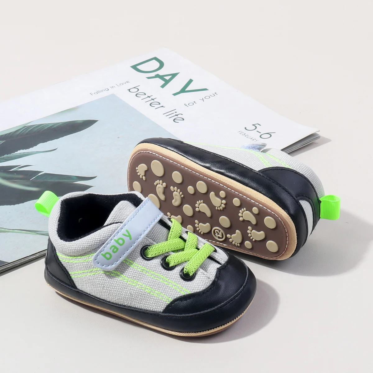 High Quality 2025 Spring Autumn Sport Design Casual Boy Shoes Anti-Slip Soled Toddler Walking Shoe factory