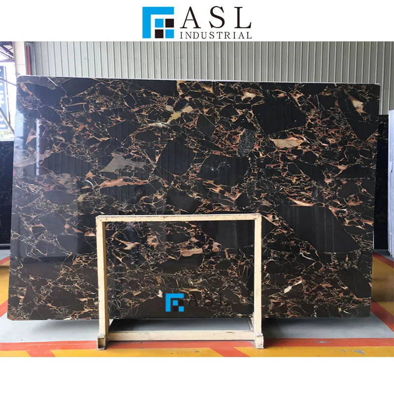 Athens portoro/porto black marble with gold/golden vein marble flooring tile wall cladding glossy black gold marble tiles