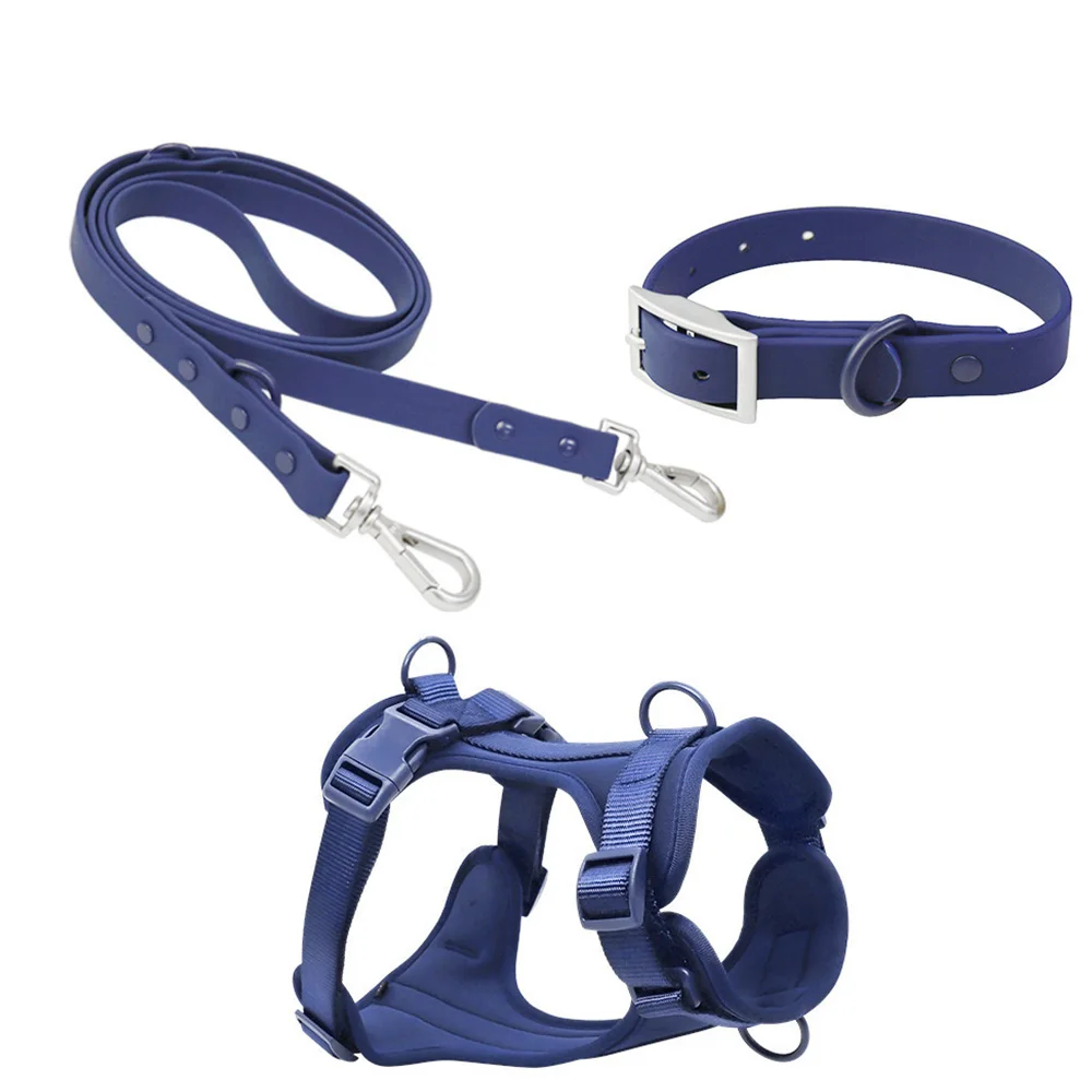 Polyester Dog Leash Collar Harness Set with key features