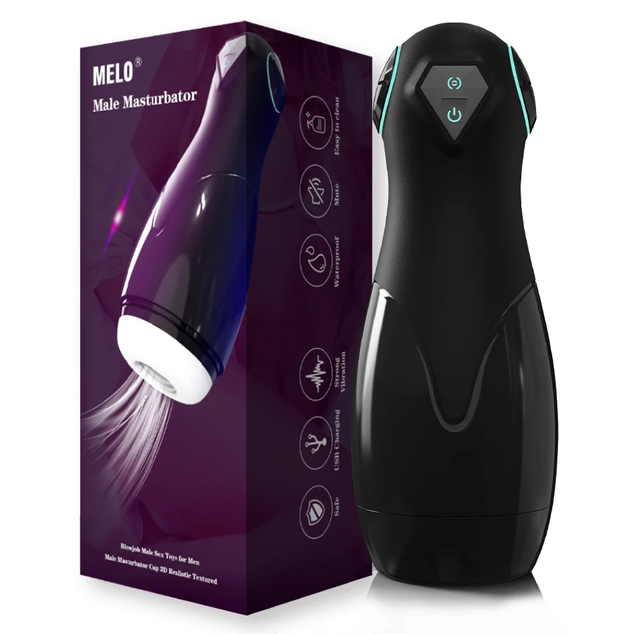 Melo Automatic Sucking Male Masturbation Cup Oral Vagina Adult Suction