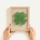 Craft Art And Wallwa Amazon Hot Sell Diy Wood Craft String Art Kit For Adults And Kids