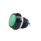 Green Push Button Switch Green Perfect Quality 12mm Aluminium Green Head IP65 Self Reset Push Button Switch Momentary