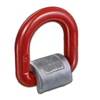 D Point Welded Ring G80 Forged Alloy Steel D Ring With Wrap And Weld On Point For Lifting