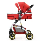 Stroller Baby Multifunctional Eggshell Design Pushchair Stroller Baby High Landscape 3 In 1 Blank Baby Stroller