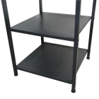 Table Square Storage Household Simple Design 3 Layer Practical Tea Table Nigntstands