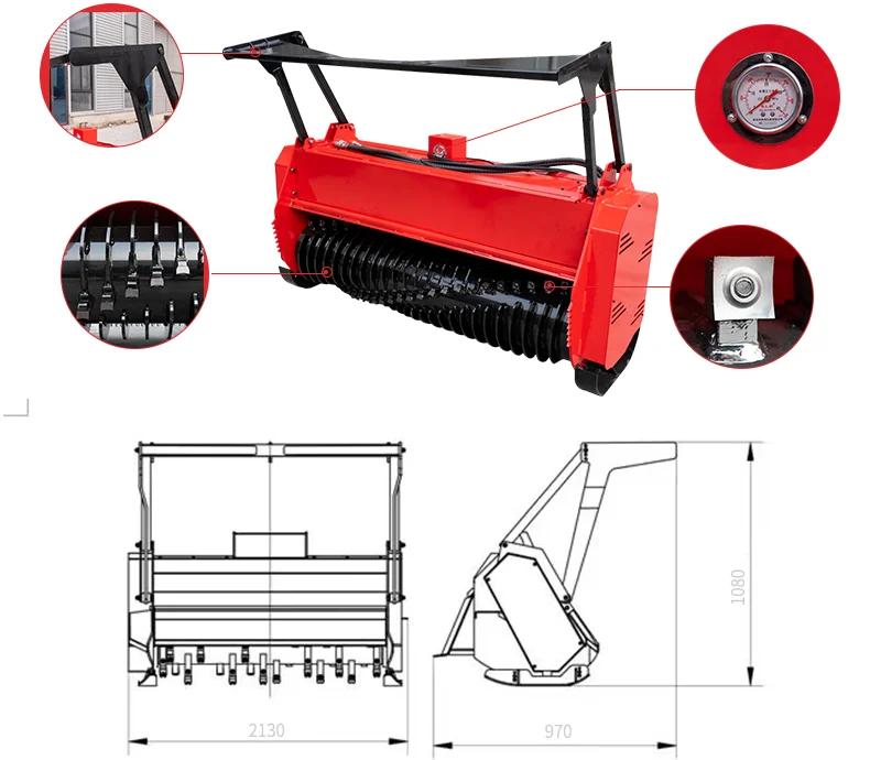 product jc65 skid steer for sale cheap compact loader ideal for farming construction landscaping and groundwork projects-8