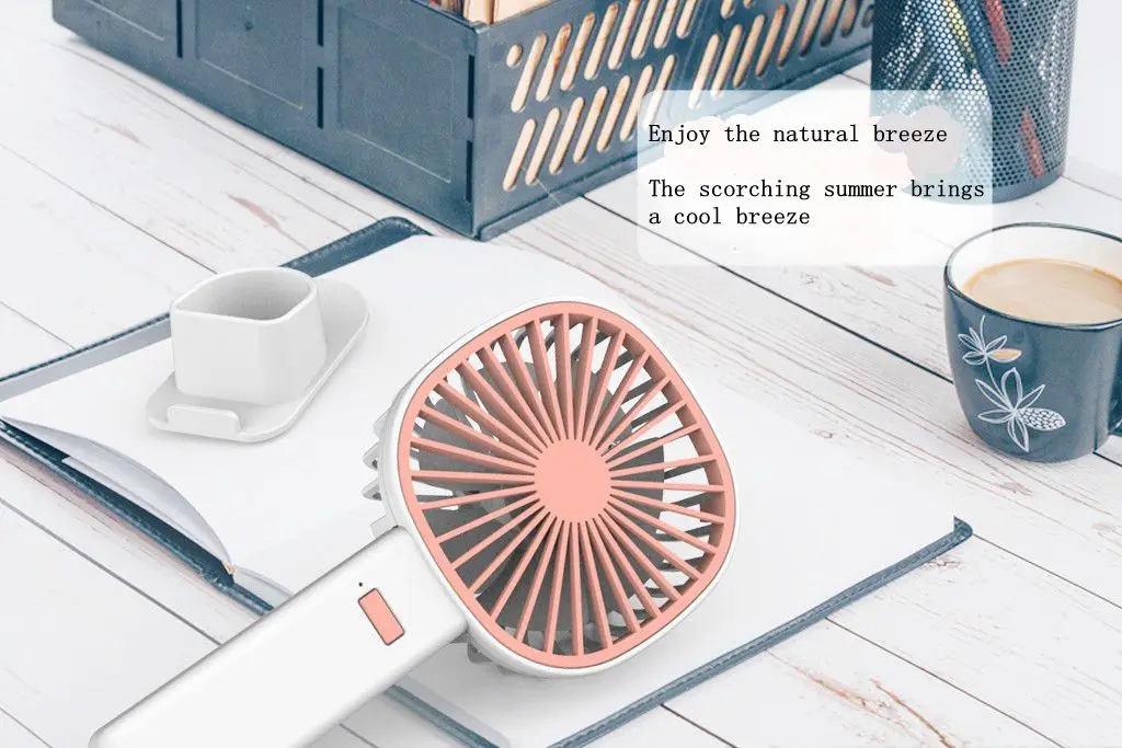 Customize Hand Held Rechargeable Small Fan Mini Portable Fans With Usb