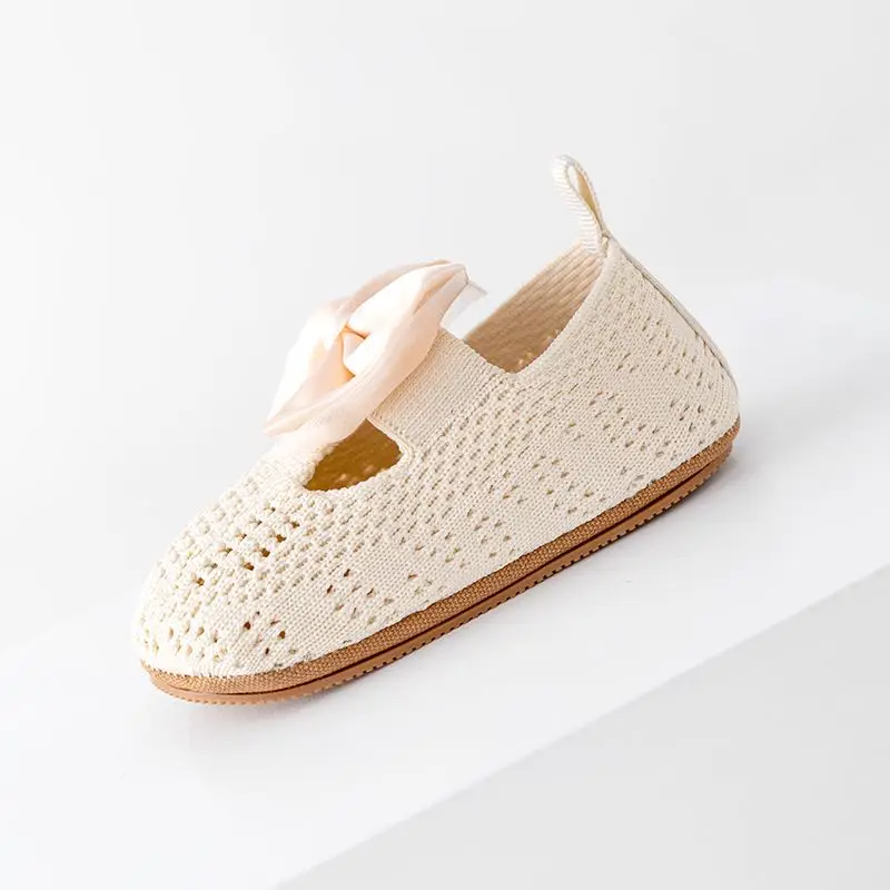 Fashionable Casual Baby Girl Princess Shoes Breathable Mesh Soft Rubber Sole Spring Summer Autumn Shoes 0-18 Months details