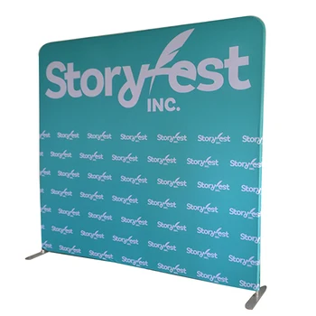 Portable Backdrop Display Wholesale Modular Trade Show Tension Fabric Tradeshow Promotion Advertising Exhibition Booth