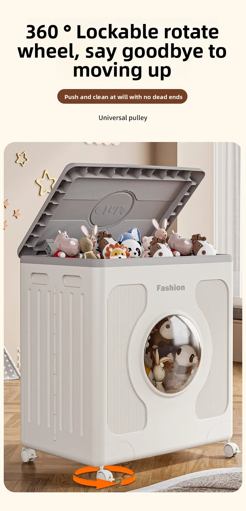 product large capacity flip cover square storage box organizer plastic aluminum multifunctional cabinet for household mobile storage-10