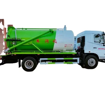 The septic tank of the breeding farm supports customized Futian Ruiwo manure suction trucks