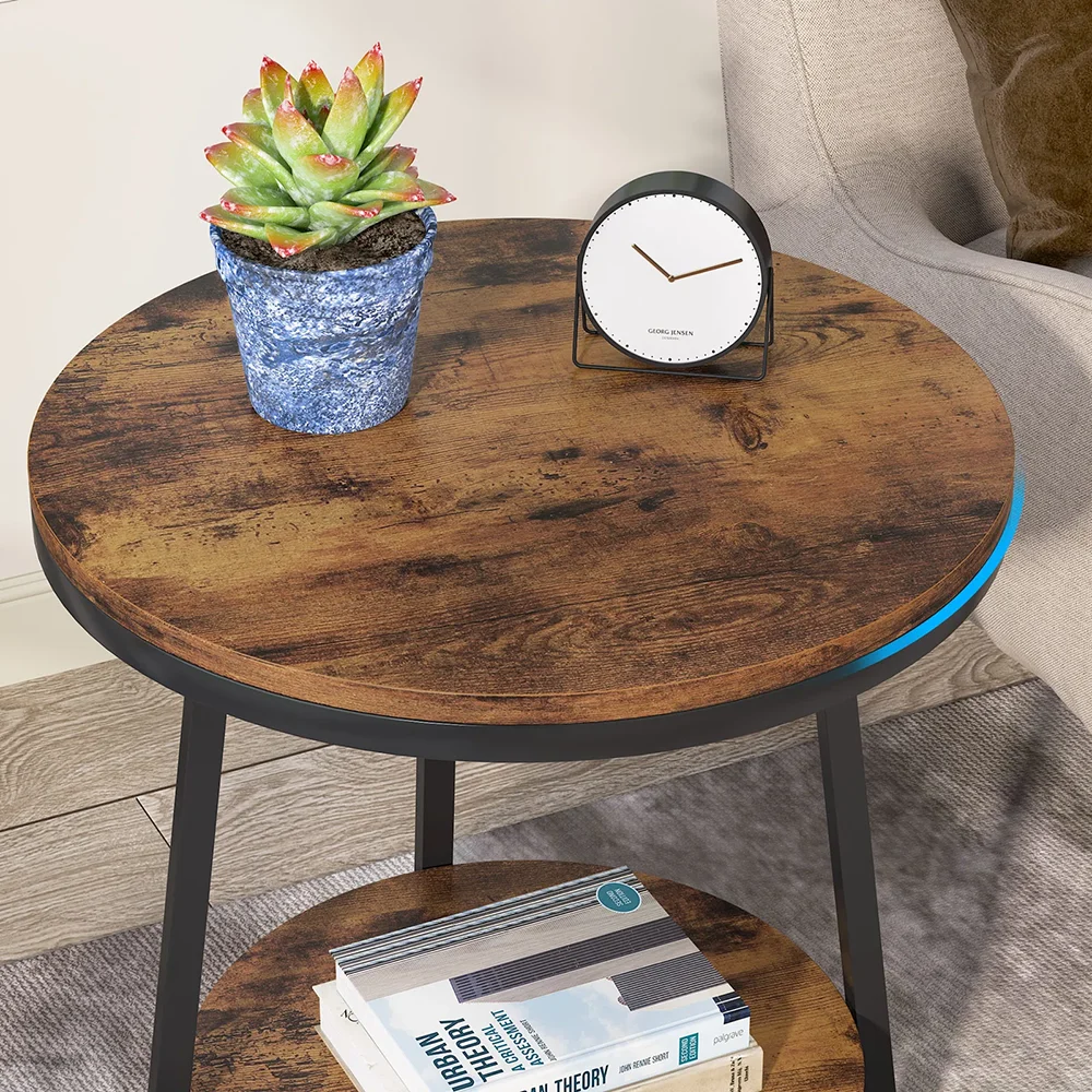 Modern 23.62'' Tall Frame End Table Side Table for Home Dining Bedroom Kitchen Outdoor-Versatile Living Room Furniture manufacture