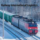 Train Cheapest Rate Train Freight Forwarder Door To Door Delivery Railway Shipping To Europe