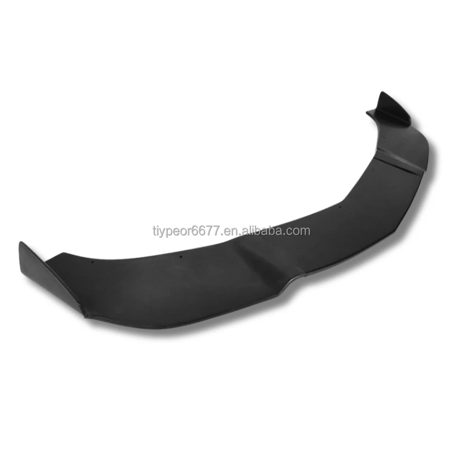 product tiypeor front splitter for 2012 2014 dodge charger srt front bumper lip pu 3pcs-5