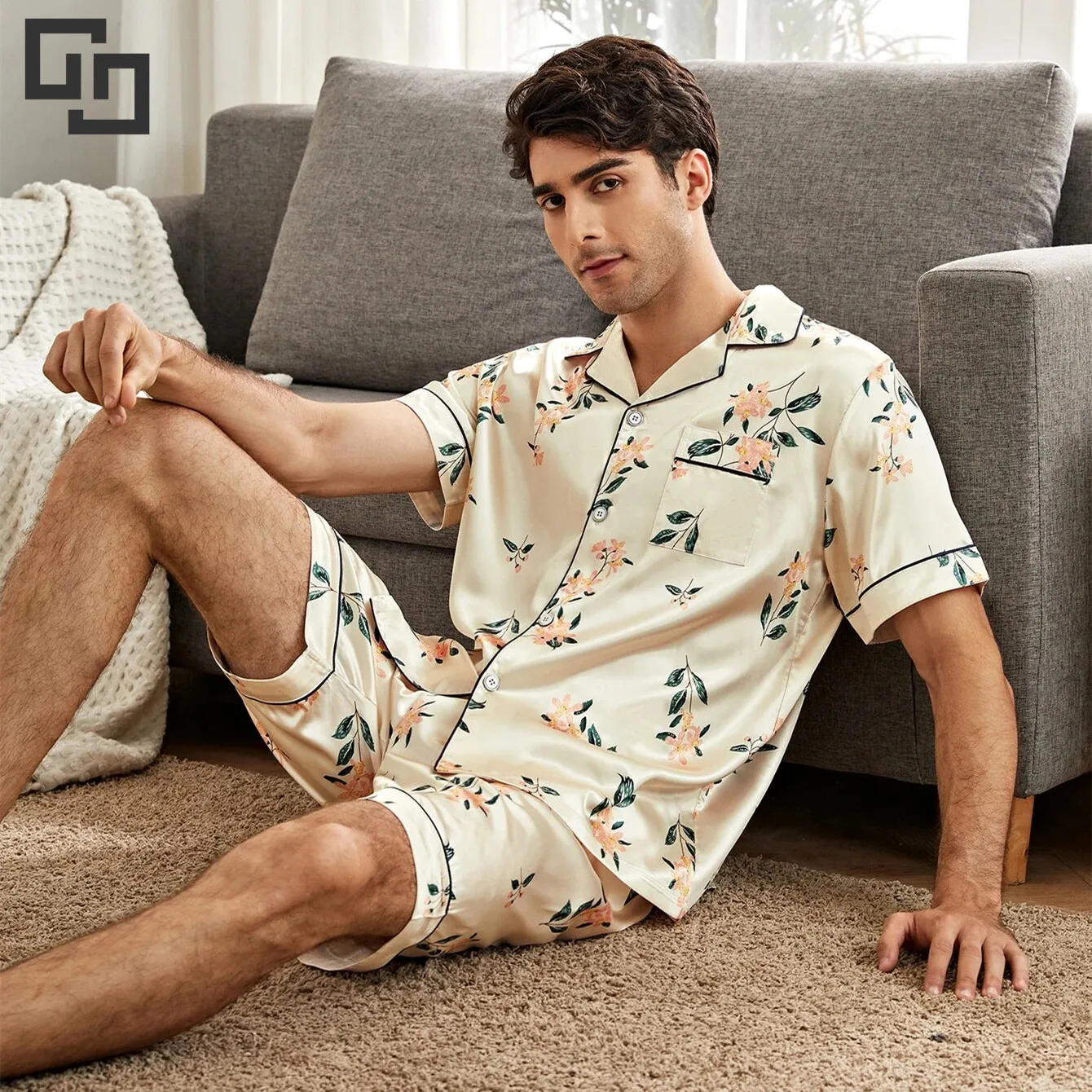 Wholesale Silk Pjs Set Custom Print Men Sleepwear Designer Pyjama Striped  Lounge Wear Satin Men Pajama Set - Buy Men Pajamas,Men Pajamas Set,Satin  Pyjamas Product on Alibaba.com