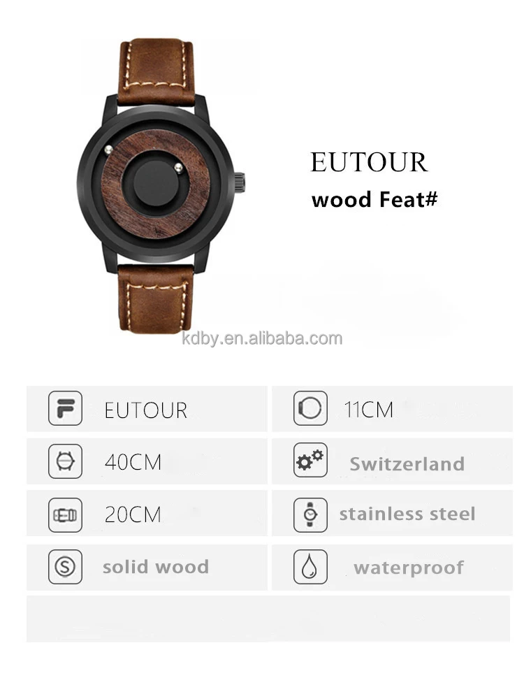 Custom Logo Oem Odm Luxury Waterproof Classic Wood Wrist Watch Private Label Minimalist Wrist Men Quartz Watches