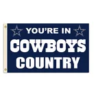 1 Polyester Flags Custom Cheap Polyester 1 Piece Moq 3*5ft Dallas Cowboys Flag Wholesale