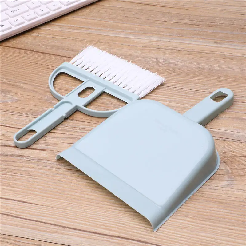 2023 mini desktop sweep cleaning brush Keyboard brush Desktop sweep two-piece set with dustpan small broom set