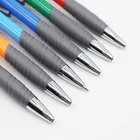 Pen Premium Hot Selling Solid Colored Barrel With Black Clip And Rubber Grip School Supplies Pen Refills