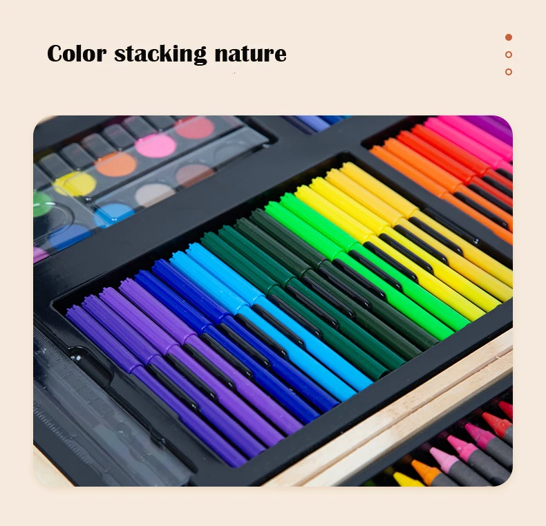 Customizable School Kids Art Stationary Students Back to School Stationery Set Children Stationery and Office Organization