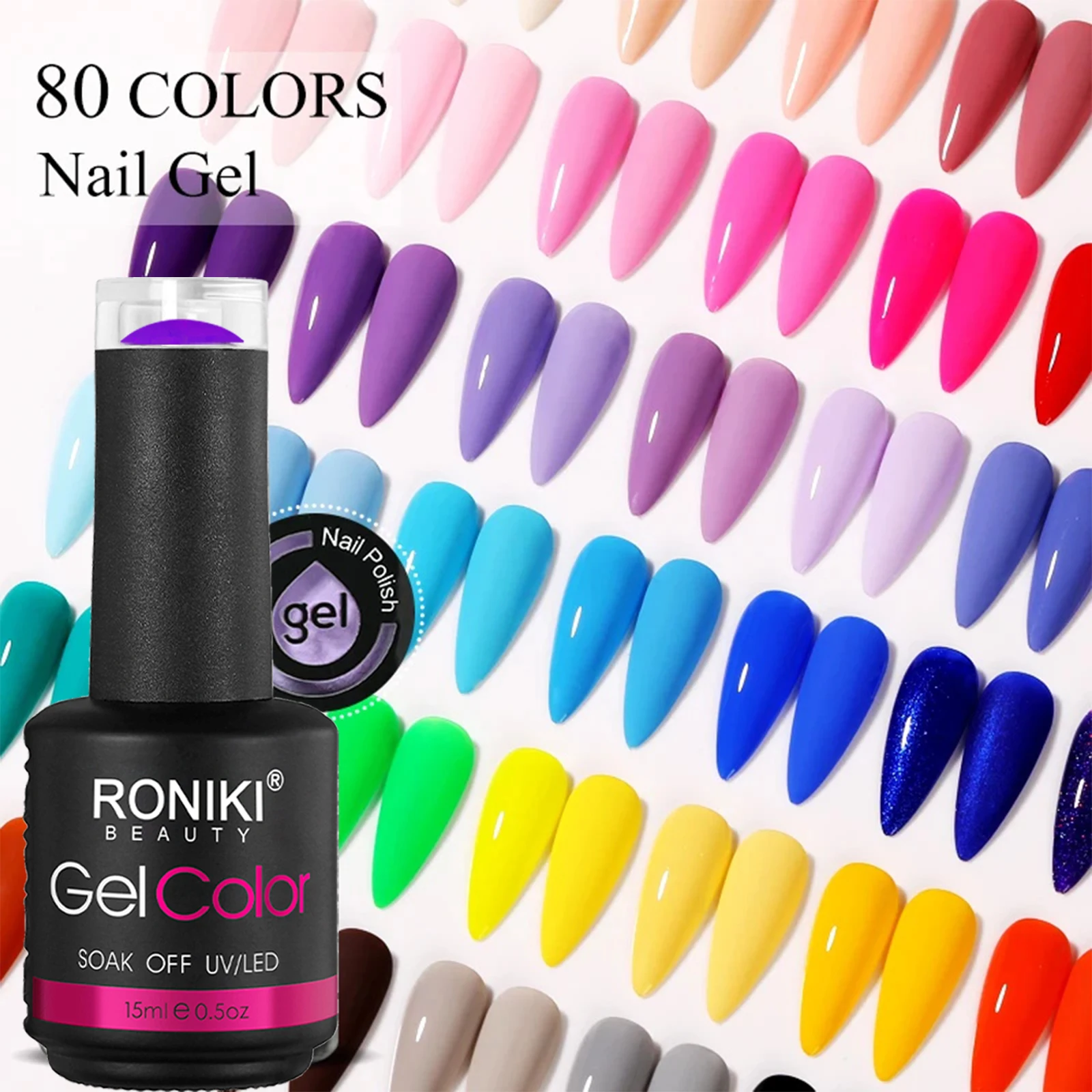 Roniki Very Good Long Lasting Private Label Nail Polish Oem Mixed Color