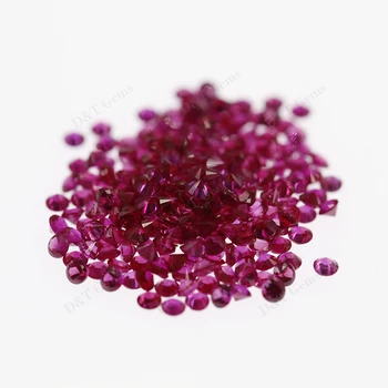 Natural Pigeon Blood Ruby Gemstone Loose Gemstone Wholesale Directly Sale In Factory Round Shape Cut High Quality In Burma Ruby