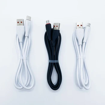 USB Charging Cable 1m 3ft 2.4A USB Cable Charging Accessories Type-C Micro V8  Data Cable  For iPhone