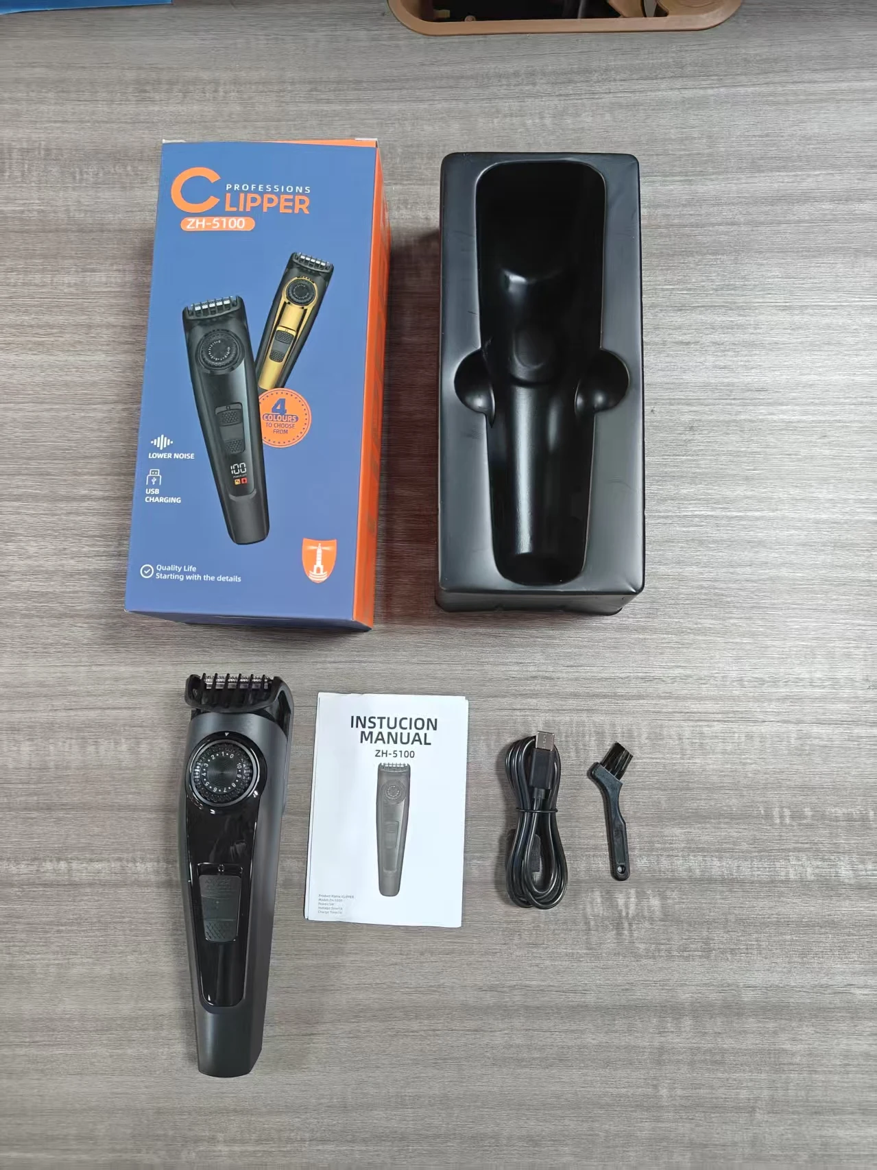 New Electric Hair Clipper Body Hair Trimmer Beard Trimmer USB Charging Model Digital Display Electric Shaver supplier