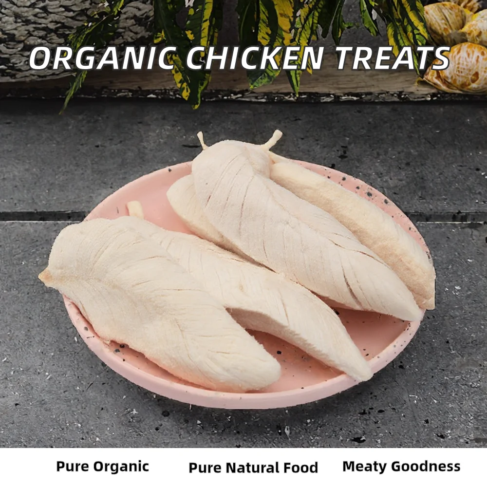 Wholesale Organic Freeze Dried Chicken Breast Treats High Meat Content for Cats and Dogs details