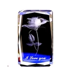 Crystal Crystal Crystal Custom 3D Laser Engraved Laser Engraved 3D Photo Crystal Cube