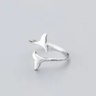 Ring R1578 Hot Items Jewellery 925 Silver Mermaid Single Ring And Tail Ring