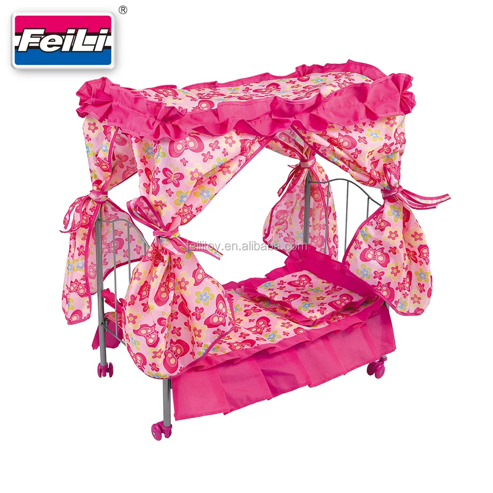 Fei Li Toys 18 doll furniture baby doll bed
