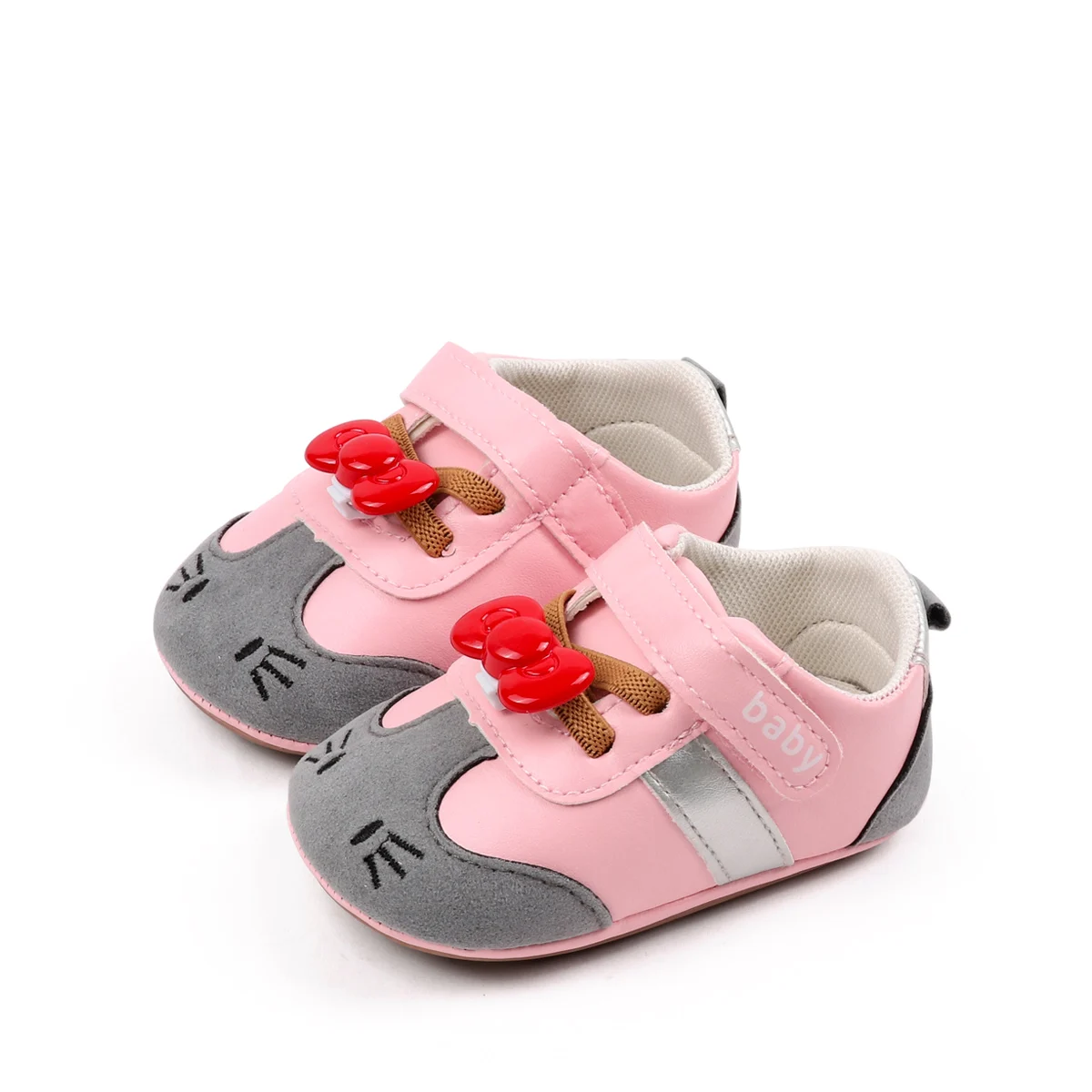 New Arrival Spring Autumn Anti-slip Sports Baby Toddler Girls Shoes 2025 manufacture