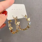 Fashion Hoop Earrings Earrings Women Hoop Earrings Fashion Jewelry Trendy Flower Hoop Earrings Women 2020