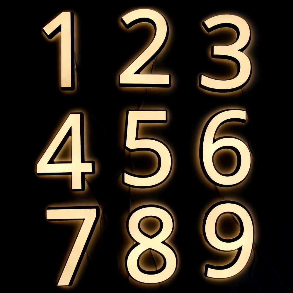 product sry sign stainless steel side punching leak engraving blank edge 3d led letters luminous word mini custom logo sign outdoor993-12